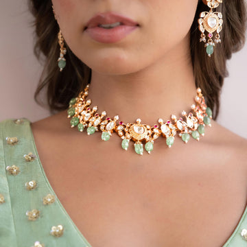 Anmol Ratna Necklace Set - Vinni’s Jewelry