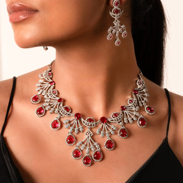 Celestial Rose Choker Set - Vinni’s Jewelry