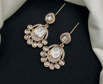 Chandrika Glow Kundan Earrings - Vinni’s Jewelry
