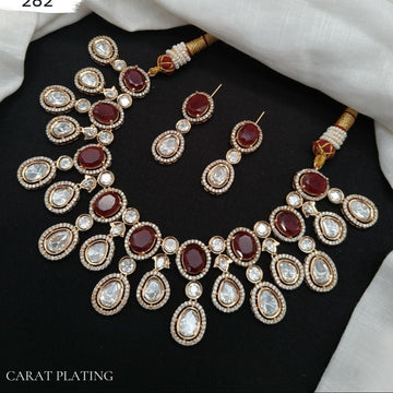 Empress Emerald Kundan Set - Vinni’s Jewelry