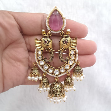 Gulab Gajraj Jhumka - Vinni’s Jewelry