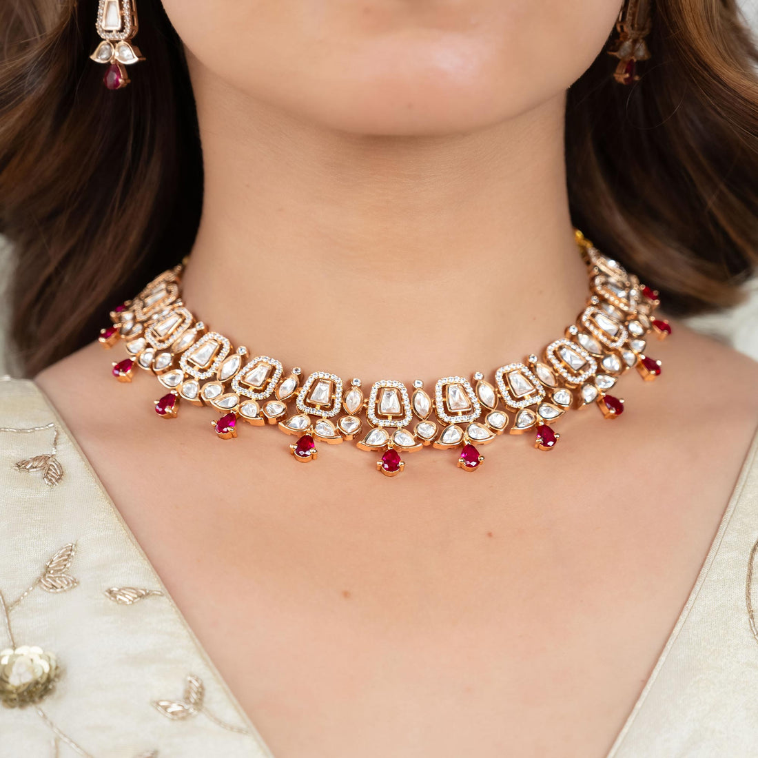 Gulbahar Necklace Set - Vinni’s Jewelry