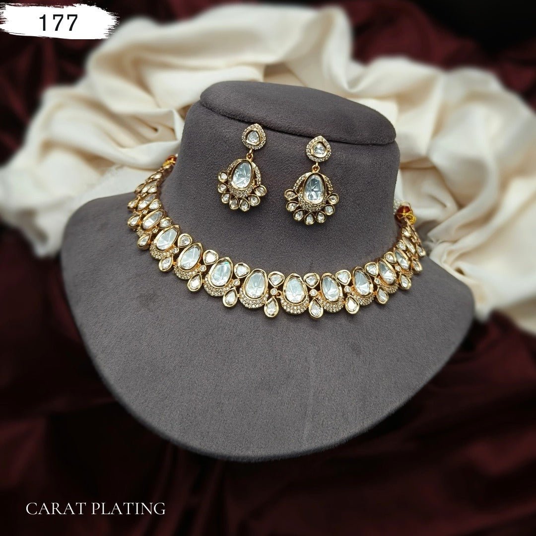 Kundan Amara Necklace Set - Vinni’s Jewelry