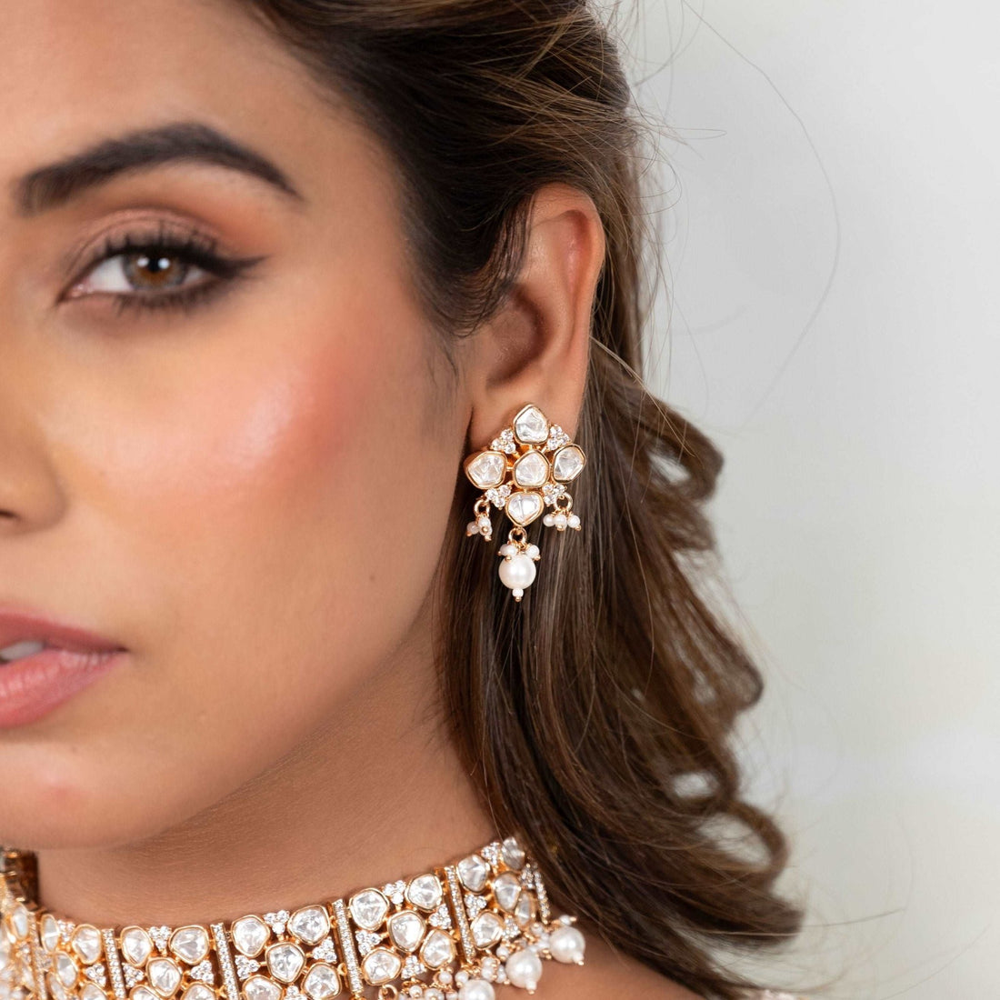 Kundan Gal Patti Choker Set - Vinni’s Jewelry