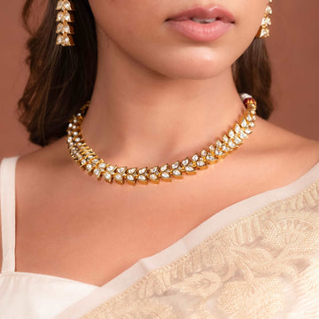 Kundan Pushpa Gal Patti - Vinni’s Jewelry