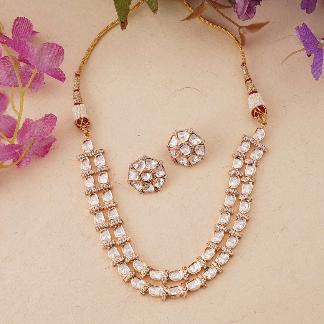 Kundan Shringar Haar Set - Vinni’s Jewelry