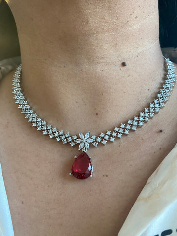 Lustre Necklace and Earrings - Vinni’s Jewelry