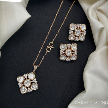 Royal Radiance Kundan Necklace Set - Vinni’s Jewelry
