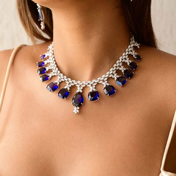 Sapphire Elegance Set - Vinni’s Jewelry