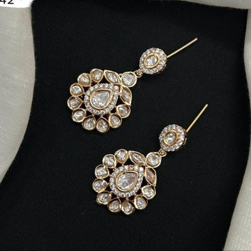 Teardrop Radiance Kundan Earrings - Vinni’s Jewelry