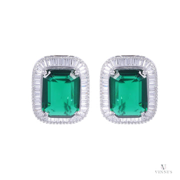 Verdant Charm Studs - Vinni’s Jewelry