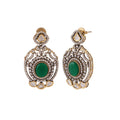 Kundan Emerald Victorian Set