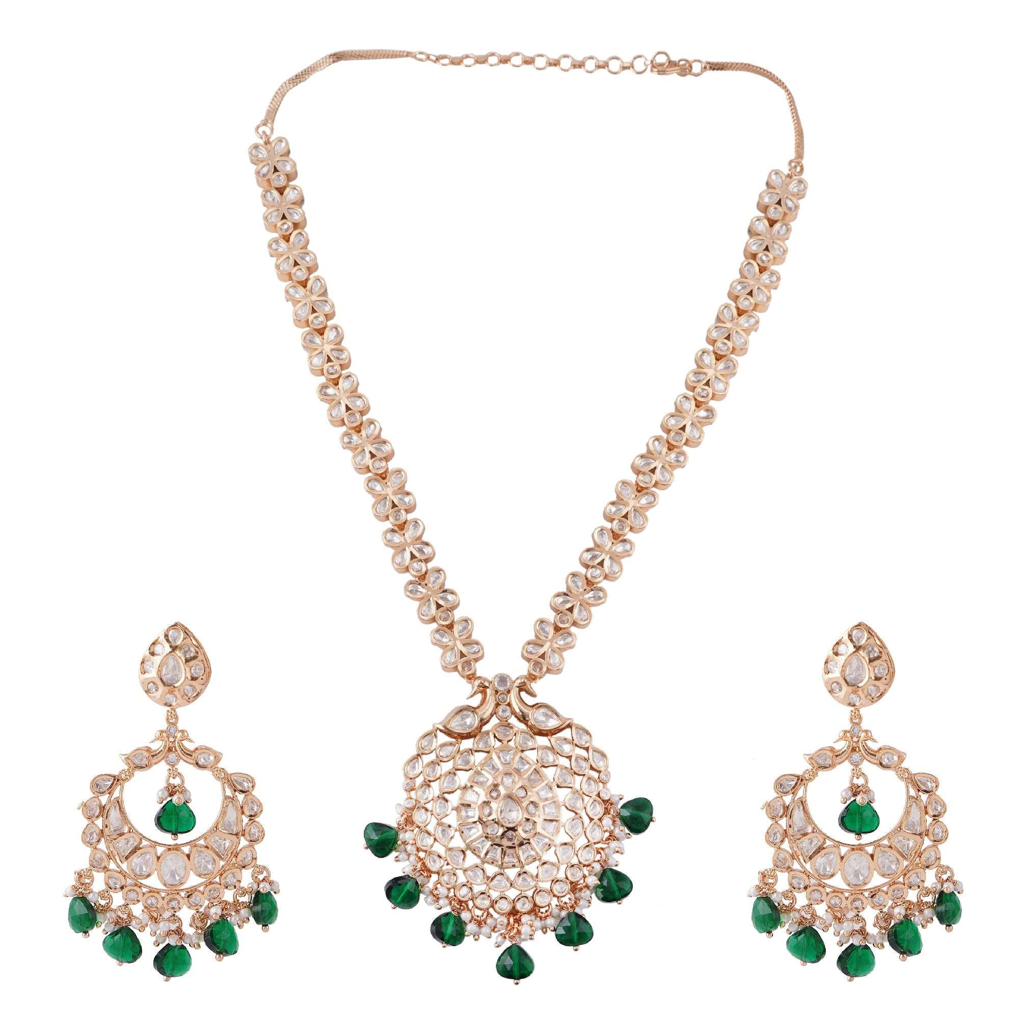 Kundan Mayuri Haar Set