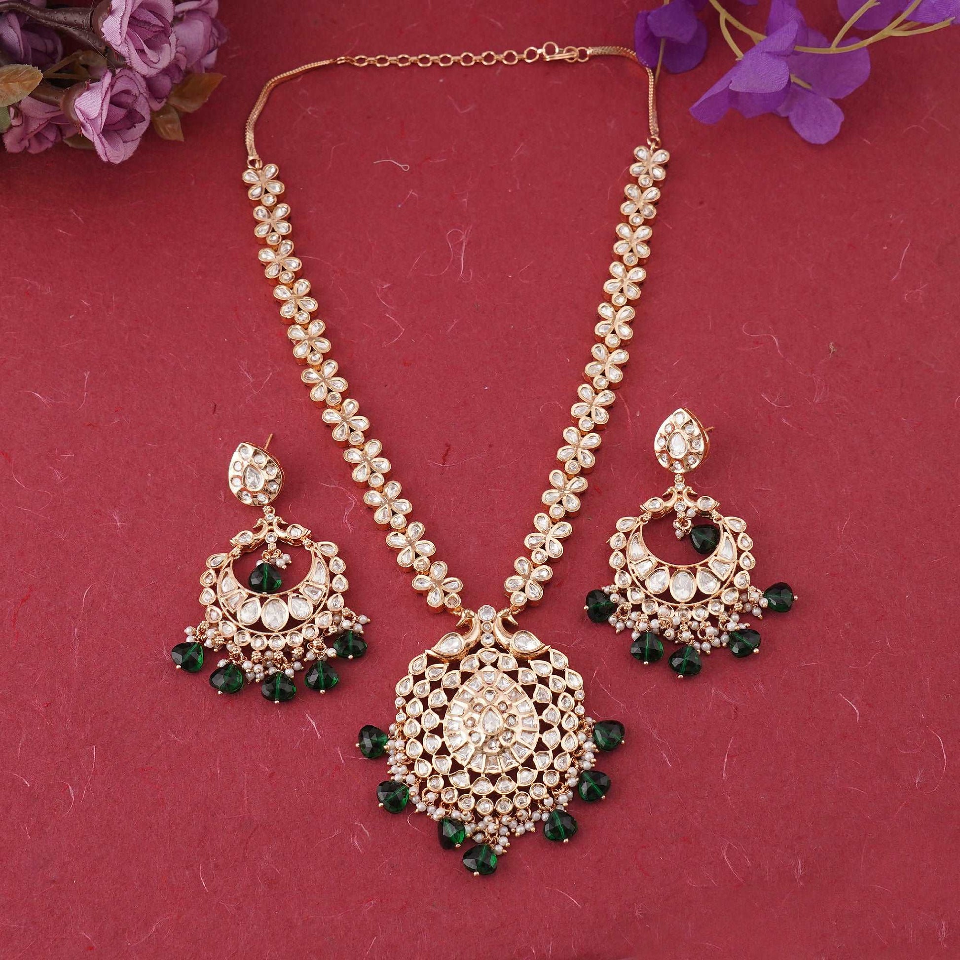 Kundan Mayuri Haar Set