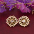 Kundan Sunflower Studs