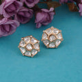 Kundan Hexa Studs