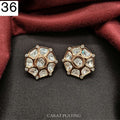 Kundan Hexa Studs