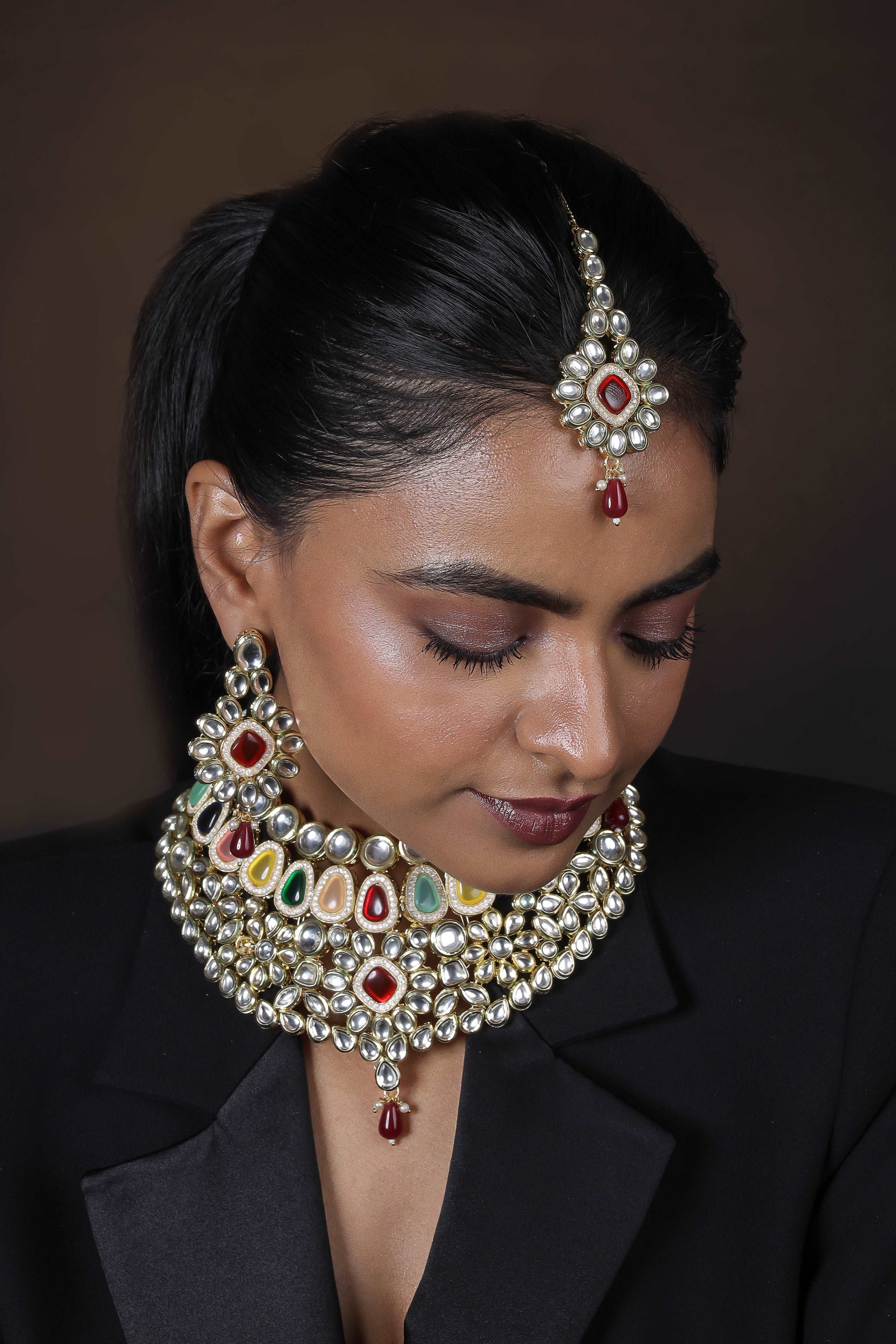 Shop Kundan Polki Necklace Online | Regal Radiance