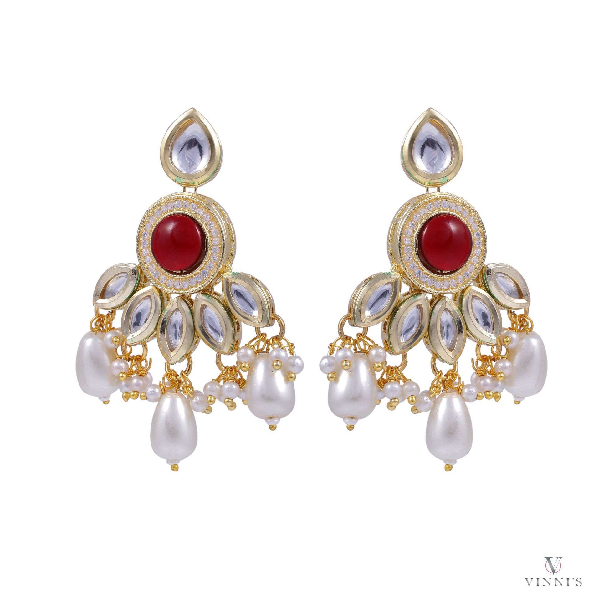 Pearl Poise: Luxury Kundan Polki Jewelry