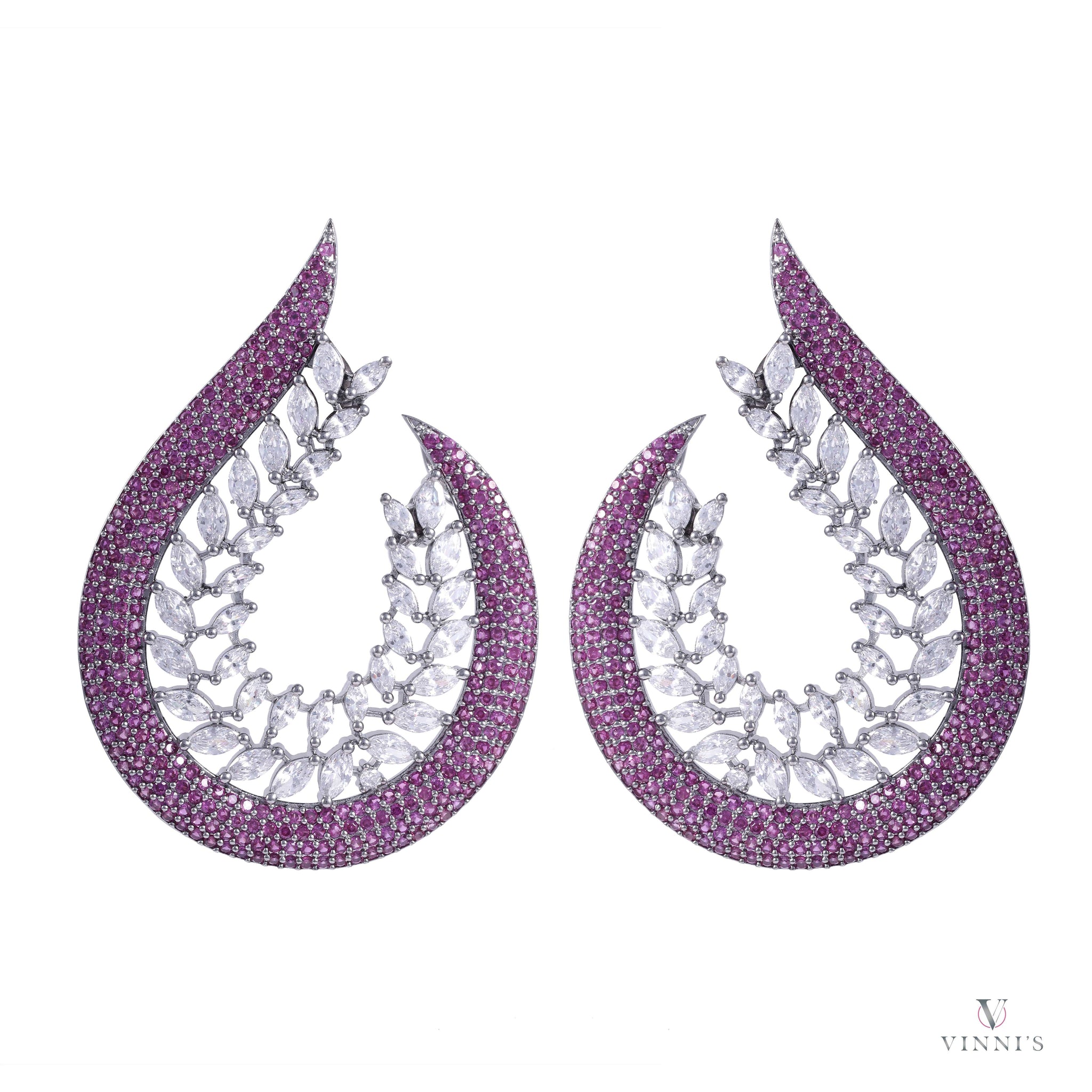 Shop Luxury Ad Jewelry Earrings | Amethyst Teardrops