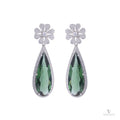 Shop Casual Luxury Earrings Online | Emerald Bloom Dangles