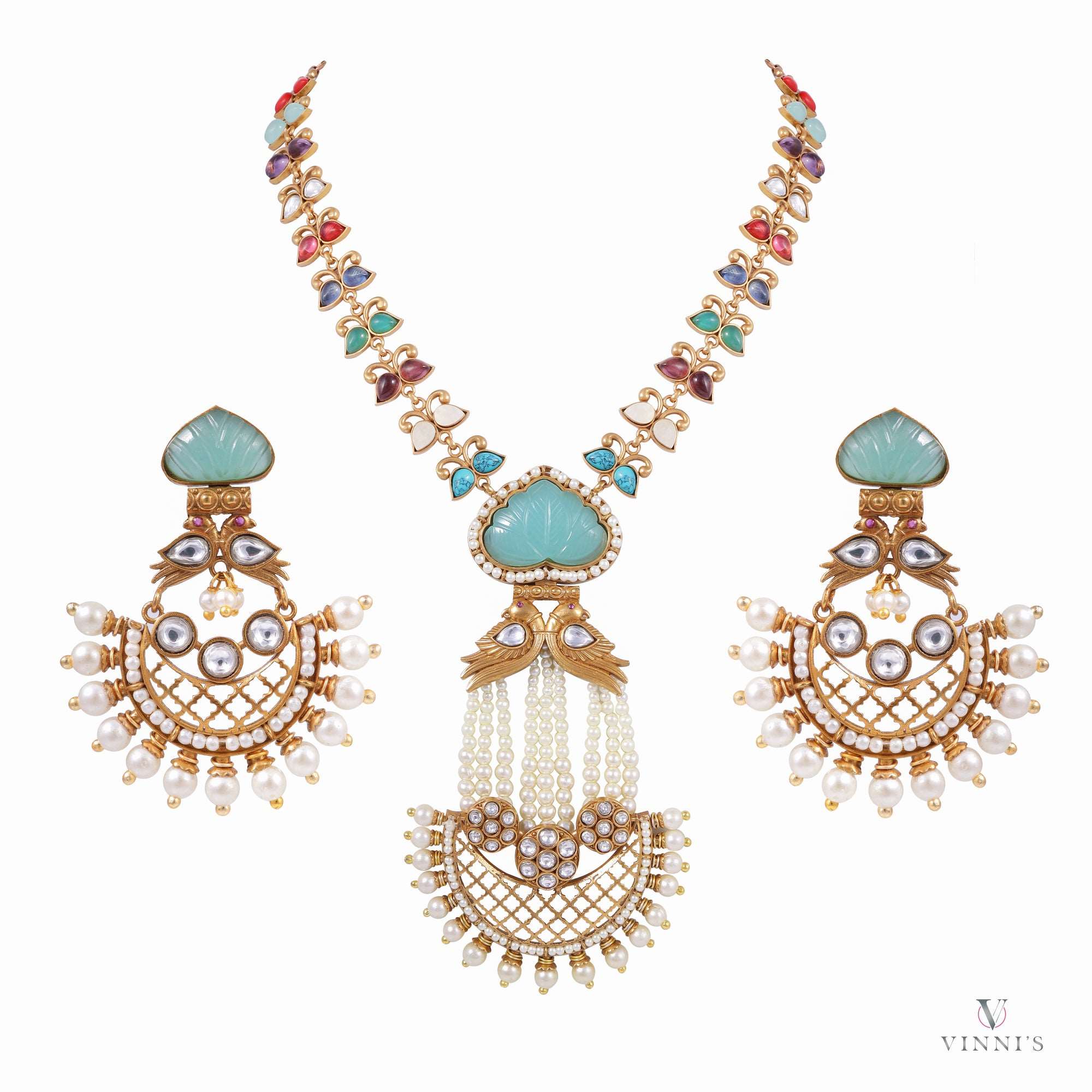 Amrapali Necklace | Ad and Pearl Jewelry necklace