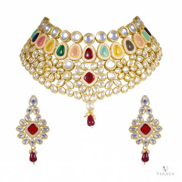 Shop Kundan Polki Necklace Online | Regal Radiance