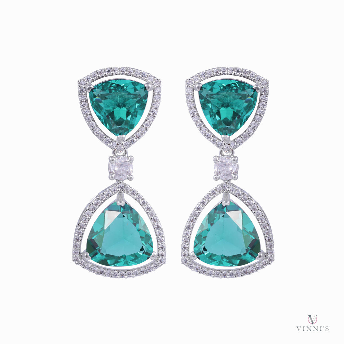 Moissanite Earrings Online | Luminous Cascade