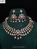 Kundan Floral Vine Necklace Set