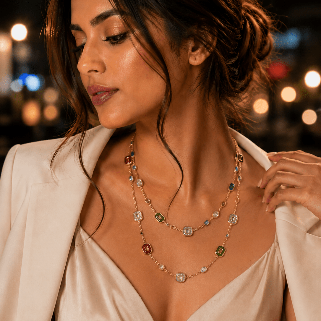 Aafreen Luxe Station Necklace - Vinni’s Jewelry