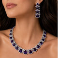 Amara Amethyst Crystal Necklace Set - Vinni’s Jewelry