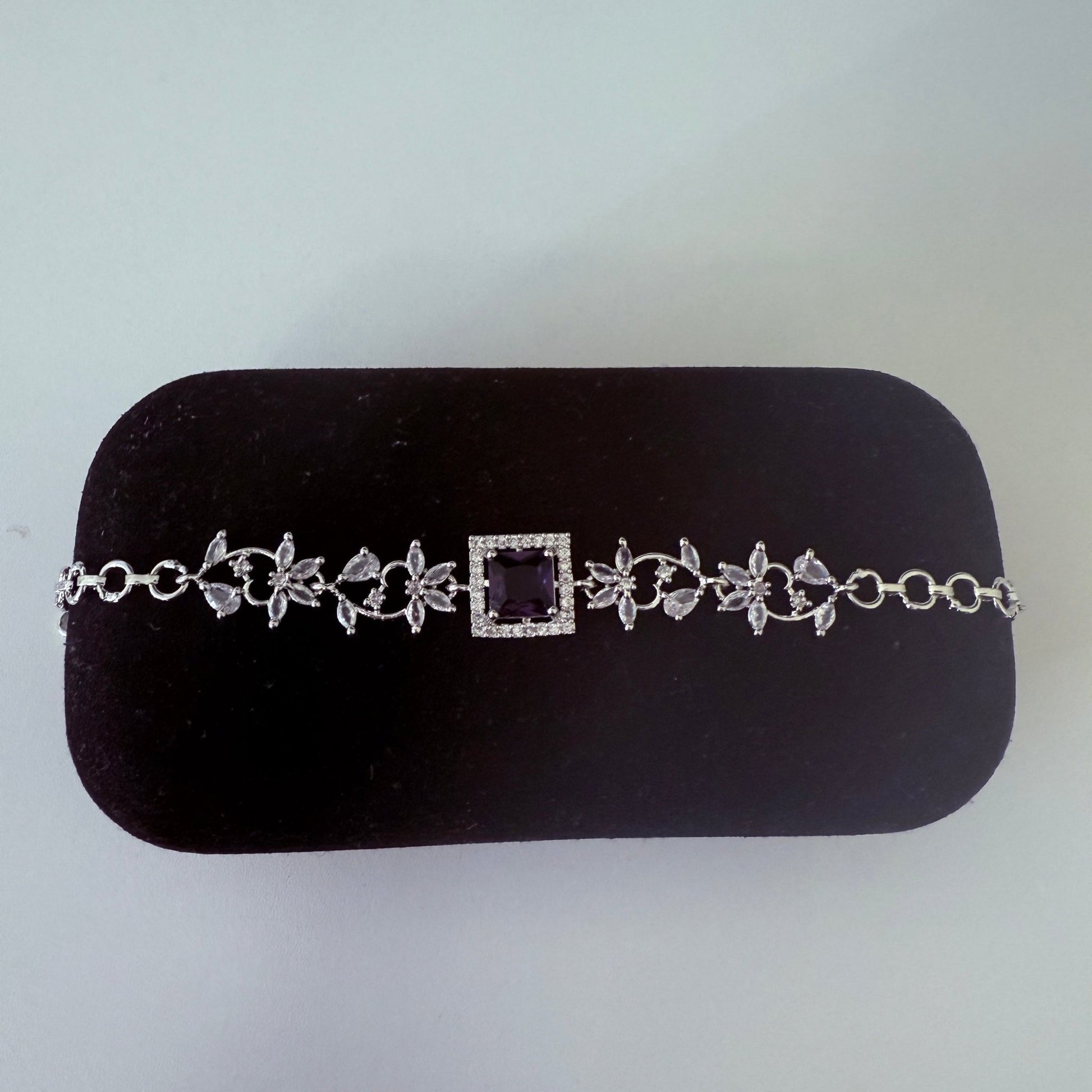 Amethyst Royale Floral Bracelet - Vinni’s Jewelry