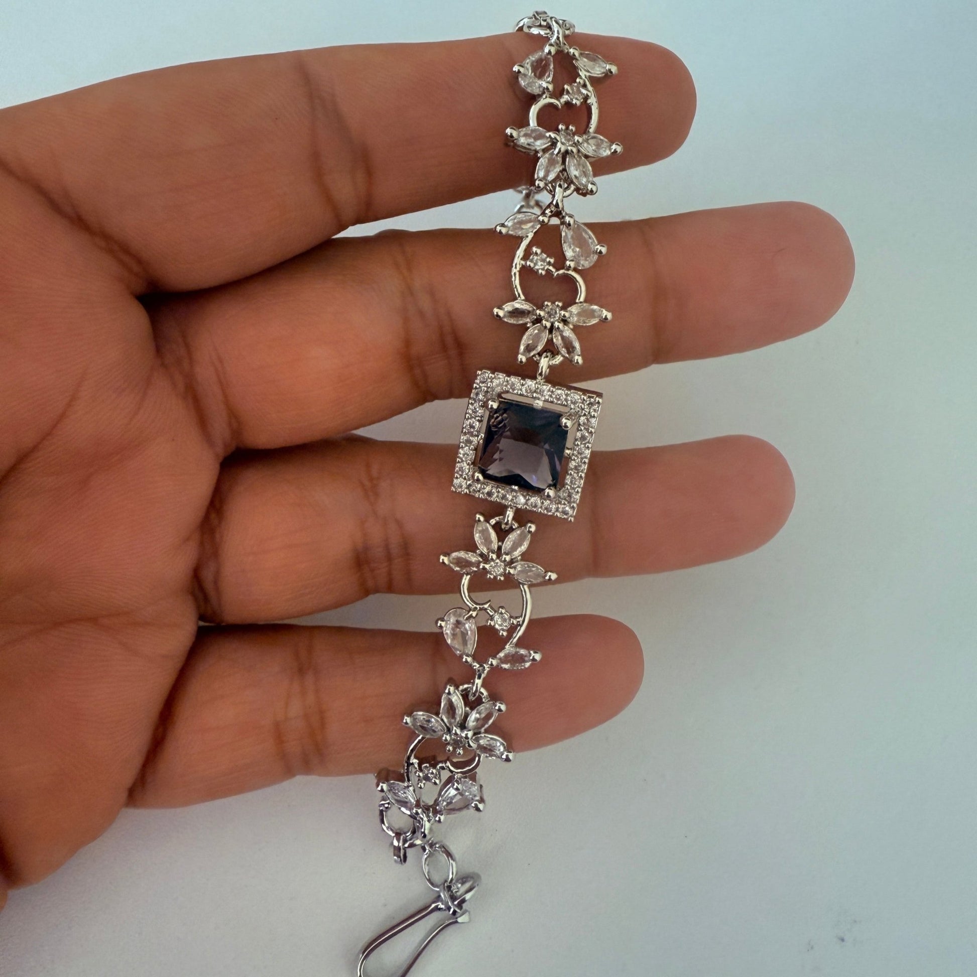 Amethyst Royale Floral Bracelet - Vinni’s Jewelry