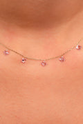 Amethyst Whisper Drop Necklace - Vinni’s Jewelry