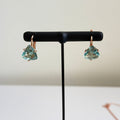 Aqua Bloom Trilliant Pendant & Earring Set – Rose Gold Finish - Vinni’s Jewelry