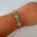 Aquamarine Blossom Bracelet - Vinni’s Jewelry