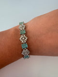 Aquamarine Blossom Bracelet - Vinni’s Jewelry