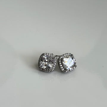Aurora Cushion Studs - Vinni’s Jewelry