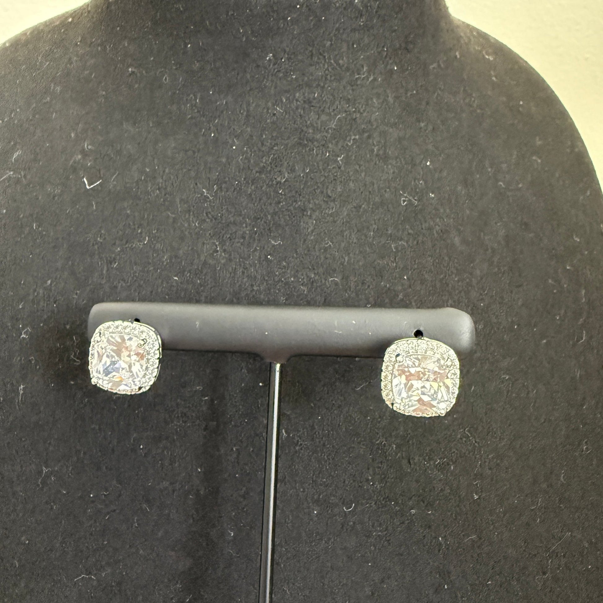 Aurora Cushion Studs - Vinni’s Jewelry