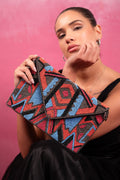 Aztec Prism Beaded Envelope Clutch - Vinni’s Jewelry