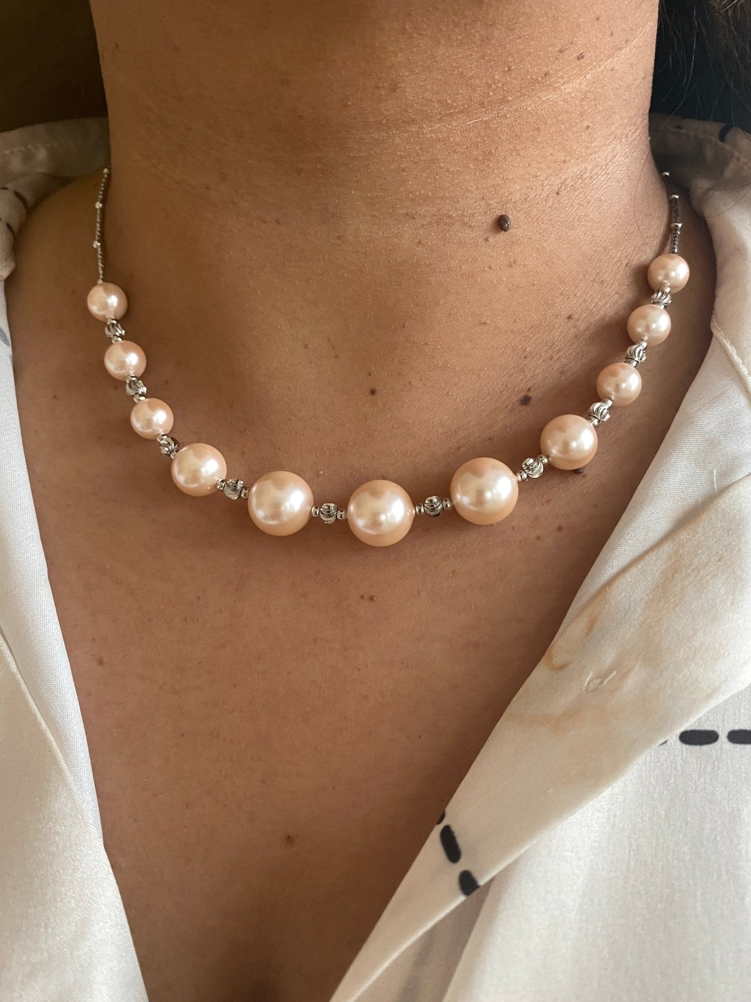 Beautiful Pearl Necklace Online Pearl Whisper – Vinni's Jewelry