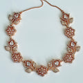 Blossom Radiance Rose Gold Necklace Set - Vinni’s Jewelry