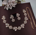Blossom Radiance Rose Gold Necklace Set - Vinni’s Jewelry