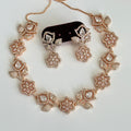 Blossom Radiance Rose Gold Necklace Set - Vinni’s Jewelry