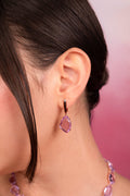 Blush Crystal Elegance Necklace Set - Vinni’s Jewelry