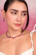 Blush Crystal Elegance Necklace Set - Vinni’s Jewelry