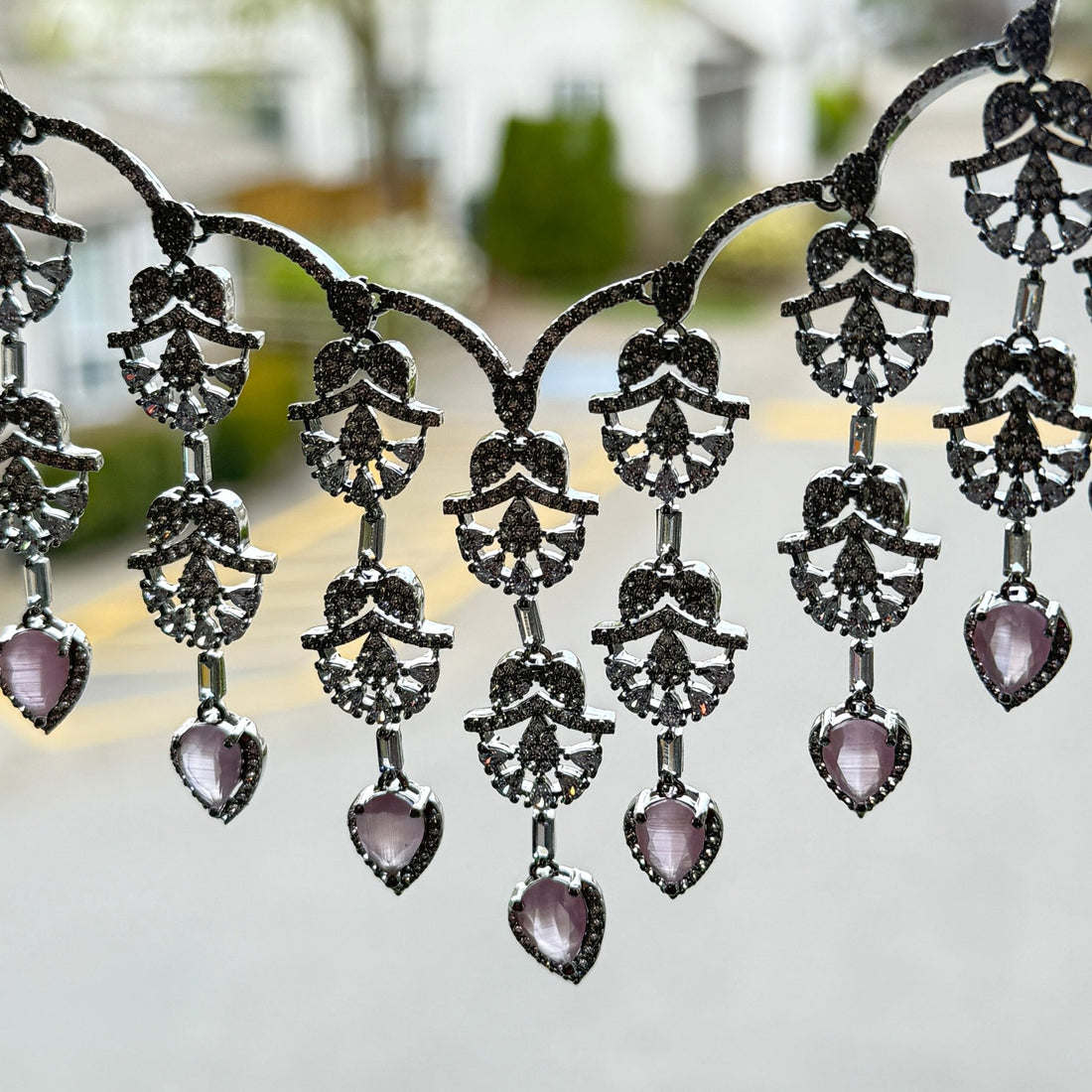 Blush Radiance CZ Necklace Set - Vinni’s Jewelry