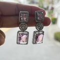 Blush Royale CZ Drop Earrings - Vinni’s Jewelry