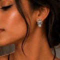 Bunny Bling Stud Earrings – Playful Crystal Sparkle - Vinni’s Jewelry