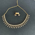 Celeste Fringe Gold Necklace Set - Vinni’s Jewelry